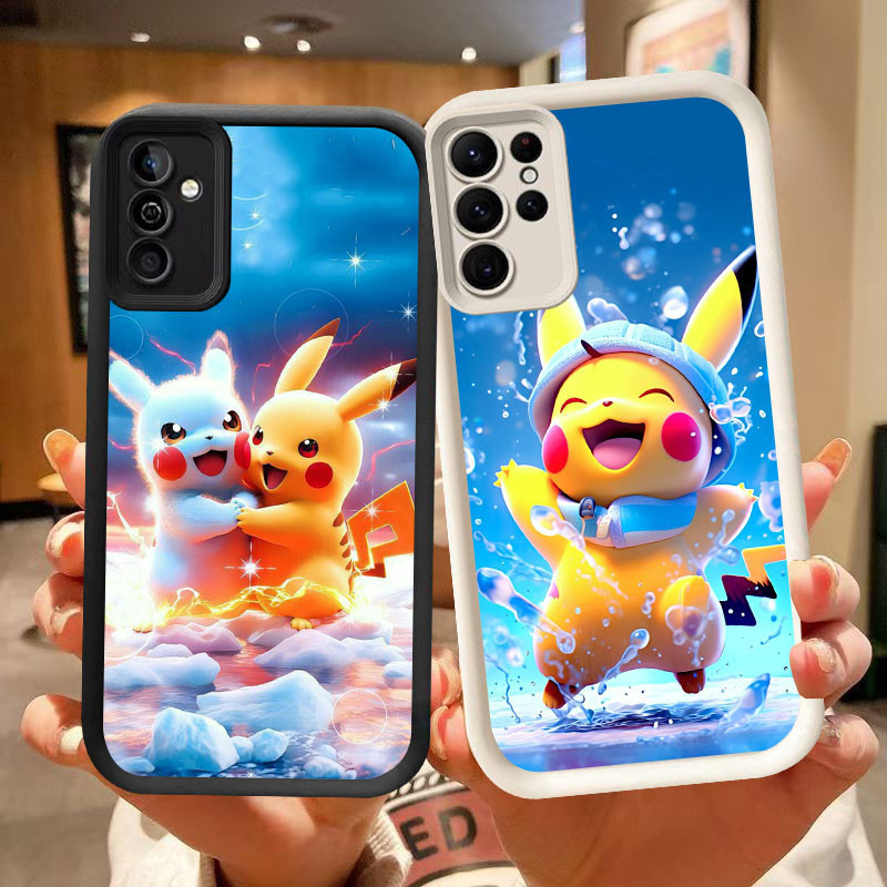 YZ-76Pikachu Cool สําหรับ Samsung A54 FE M15 S24 S25 A55 S21 A26 Ultra 5G