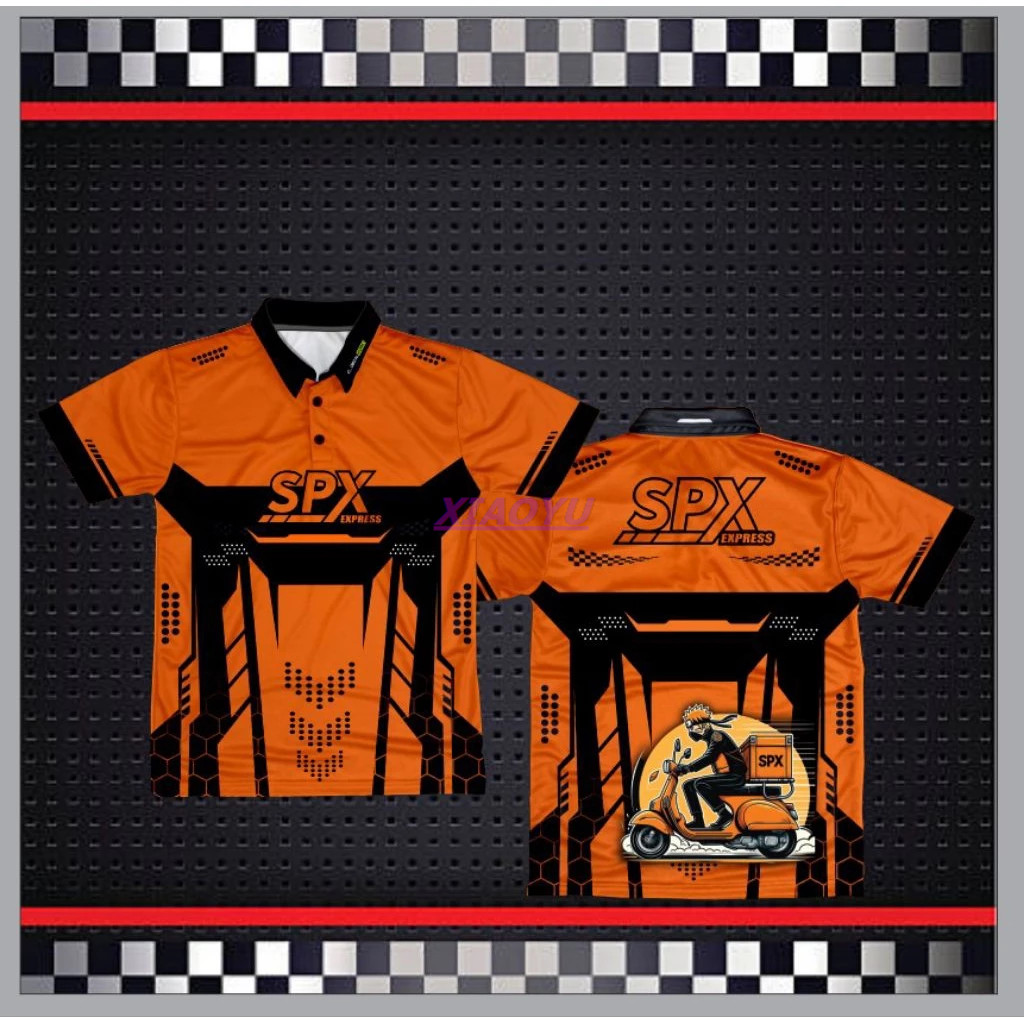 Maximu PREMIUM JERSEY RETRO ANTI GERAH || Kurir PAKET SHOPEE SPX EXPRESS || คนขับผู้หญิง