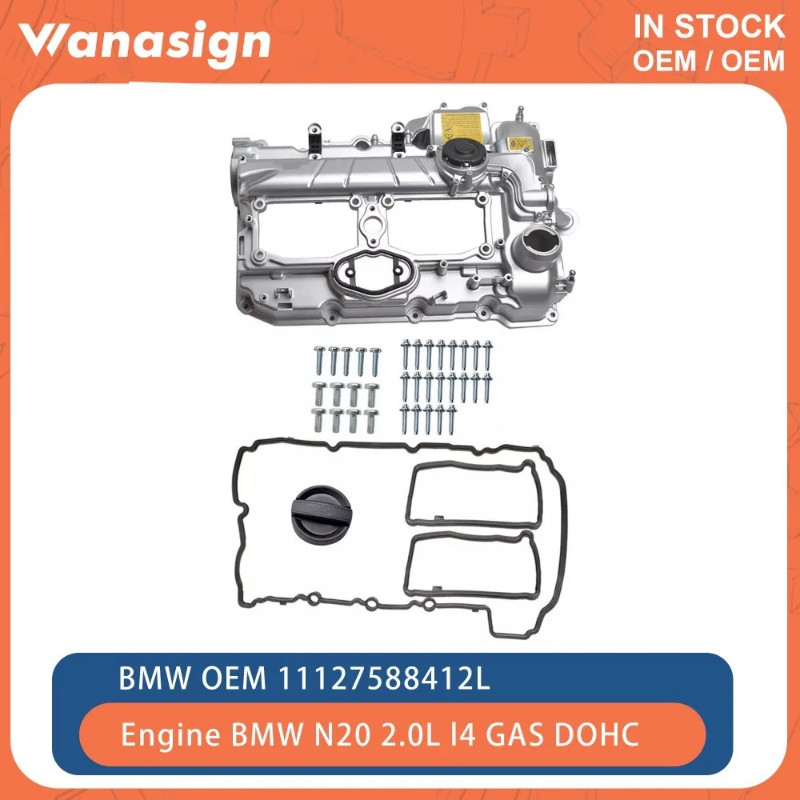 เครื่องยนต์วาล์วชุดปะเก็นและสลักเกลียวน้ํามันหมวก Fit 2.0 L สําหรับ BMW 228i 320i 328i 428i X1 X3 X4
