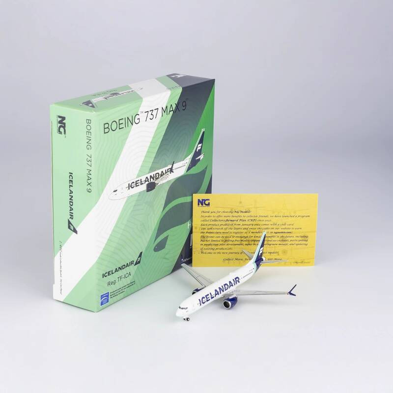 . ของเล่นVivi  合金客机 模 NG รุ่น 1/400 冰空 B737 MAX9-ICA 250803