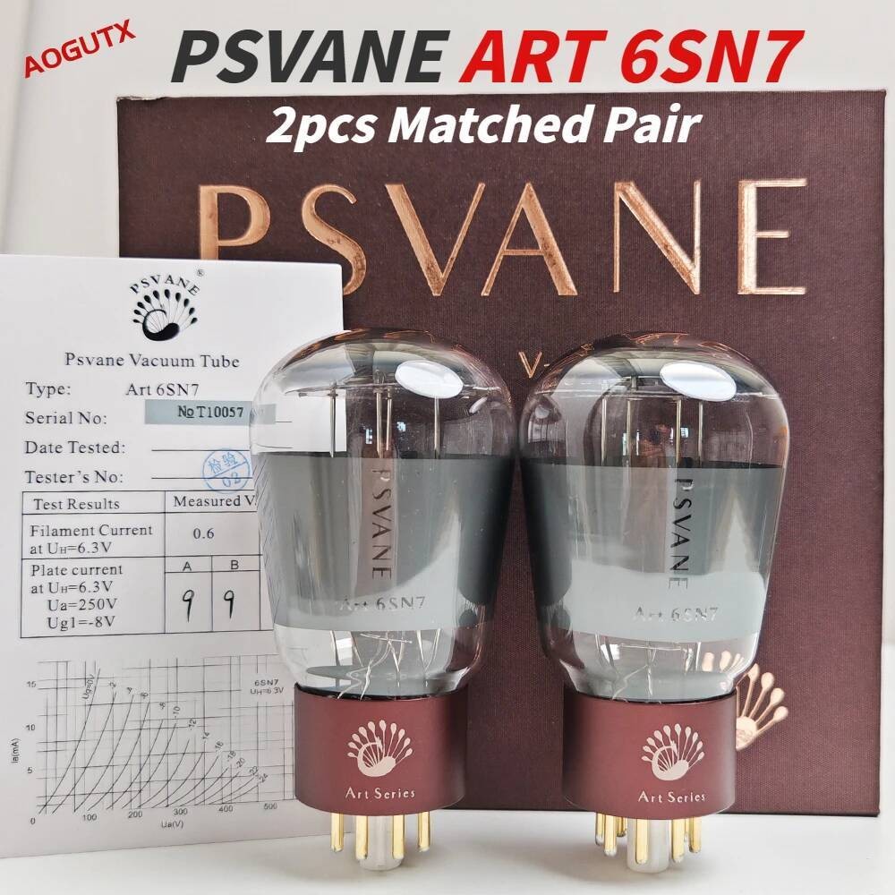 Aogutx PSVANE ART 6SN7 ท่อสูญญากาศอัพเกรด CV181 6SN7 6N8P 6H8C 6SN7GT 5692 HIFI Audio Valve Electron