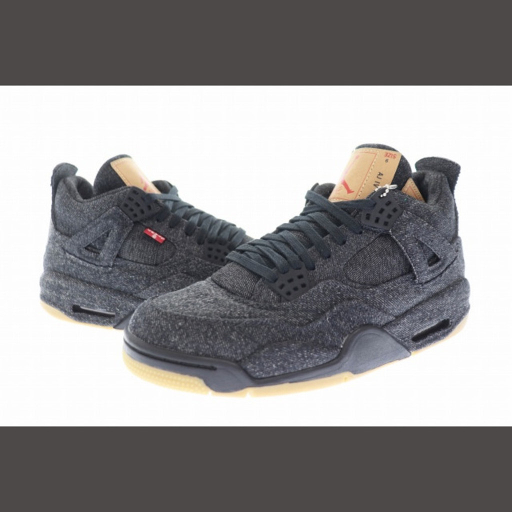 Nike x Levis Air Jordan 4 Retro 27 Black Direct from Japan มือสอง
