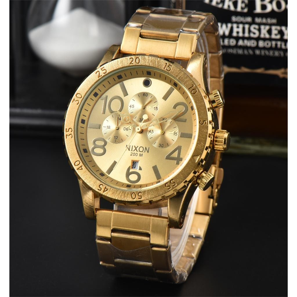 Nixon Fashion Classic Gold Dial Luxury Men 's Watch