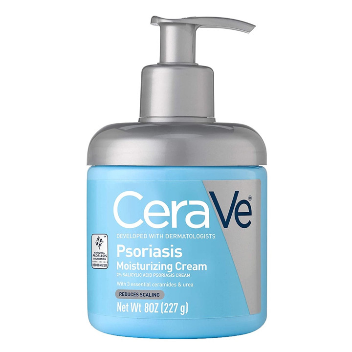 ♞Cerave Psoriasis Moisturizing Cream 227g. เซราวี มอยเจอร์ไรซิ่ง ครีม บำรุงผิวสะเก็ดเงิน