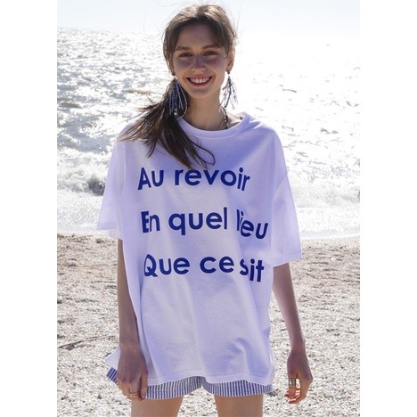 Korea [ LARTIGENT ] LB AEQ เสื้อยืด kimbora & yubin & boa & ohmygirl yooa & kimsejeong ของแท้ 100%