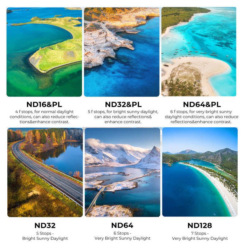 ตัวกรองแนวคิด 63C K F สำหรับ DJI Mini 4 Pro ตัวกรอง UV CPL Nd4 Nd8 N