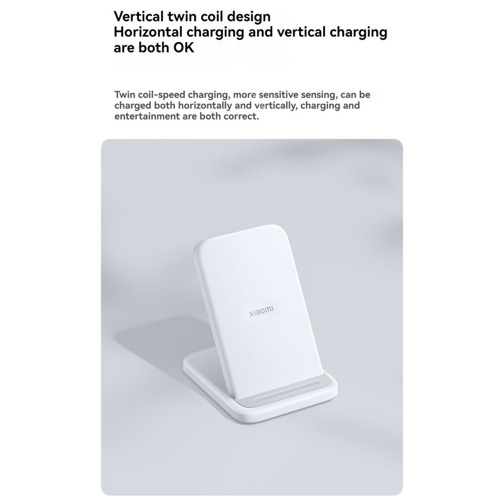 Xiaomi Mijia แท่นชาร์จไร้สายแนวตั้ง Pro 30W 50W Qi Quick Charge Type C MDY-17-EM MDY-14-EN ราคา ถูกที่สุด ดีลบีเคเค แกลเลอรีภาพที่ 4