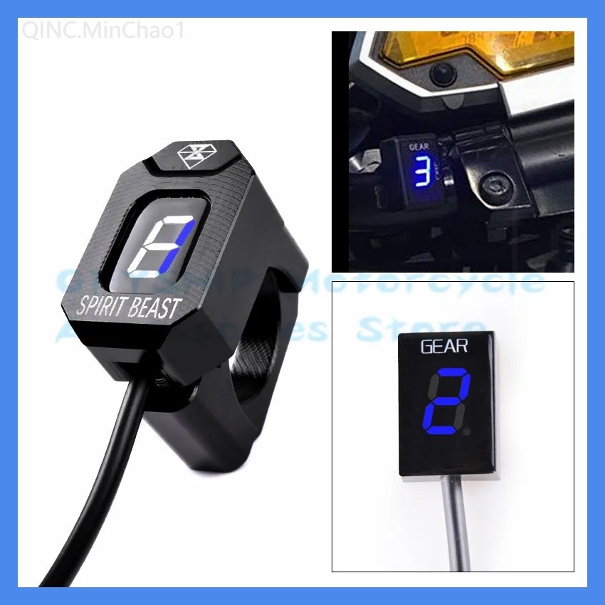 tk ขายร้อน  Moto LCD 1-6 ระดับดิจิตอลเมตรสำหรับ Yamaha FZ6 FZ6 1998-2012 1998-2012 รถจักรยานยนต์ Pl