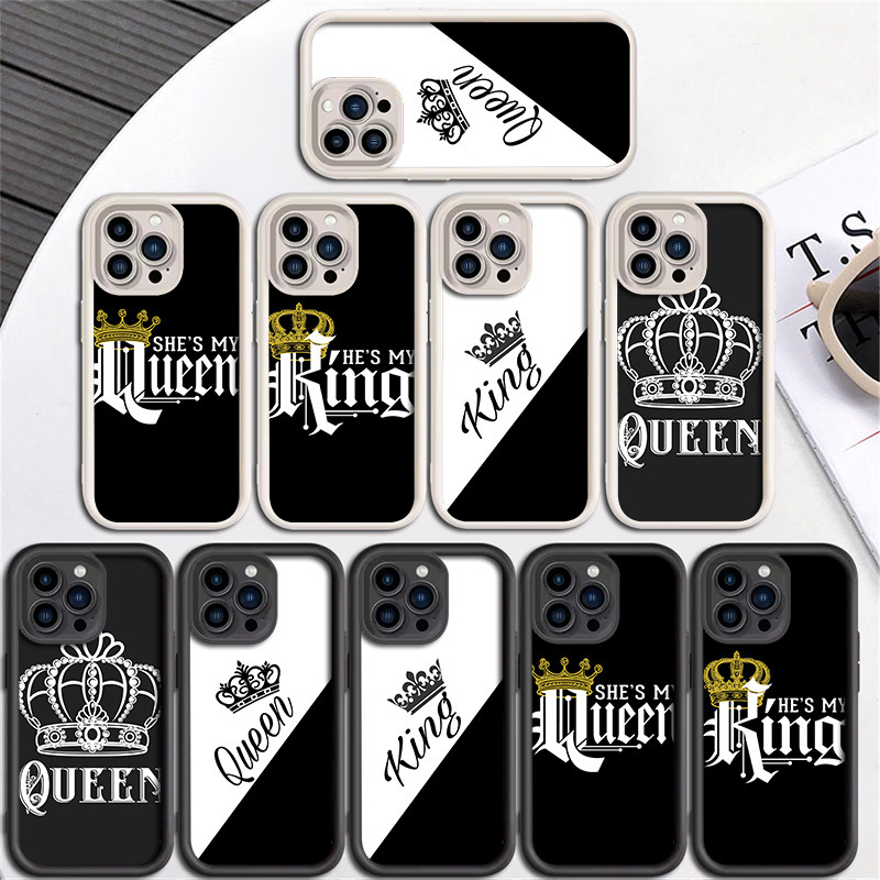 Et66 King Queen คู่กันกระแทกเคสโทรศัพท์สําหรับ Samsung Galaxy A53 A73 A12 A51 A21S