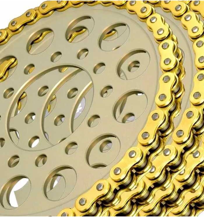 ▩ รถจักรยานยนต์เกียร์โซ่โอริง 428 L136 สำหรับ Yamaha Tzr125 87-