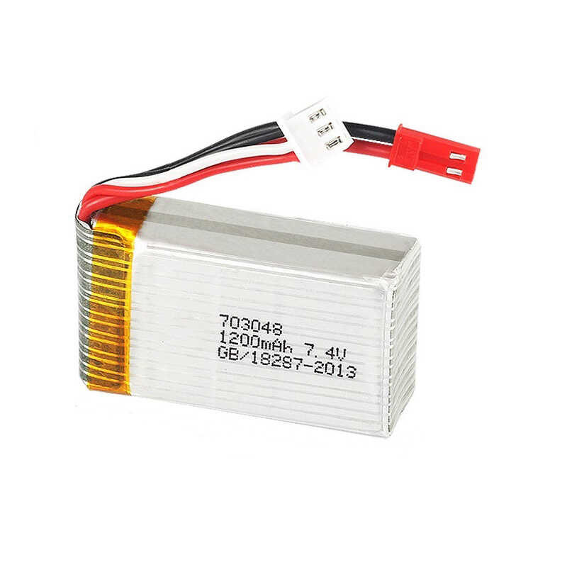 Δ แบตเตอรี่ Lipo 1200Mah 703048 สำหรับ MJXRC X600 รีโมทคอนโทรล Drone