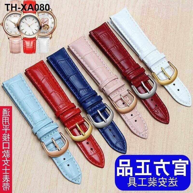 ❤ สายนาฬิกาผู้หญิงหนังแท้หัวเข็มขัดเหมาะสำหรับ Fiyta DW Tissot Longines King CK ผู้ชายแฟชั่นนาฬ