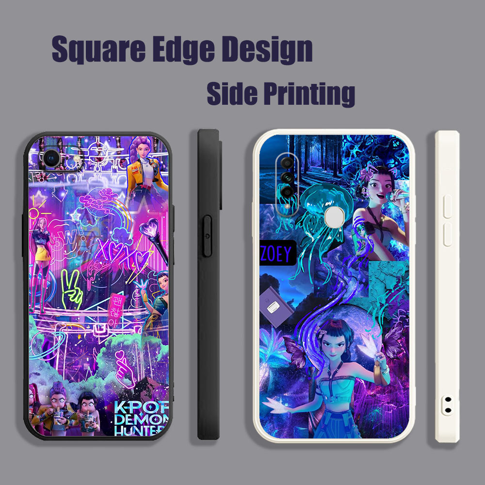 เคสสําหรับ OPPO A12 A3S A5S A5 A7 A15 A15S A16 A16S A12E kpop นักล่าปีศาจ Zoey จาก kdh FXP11 เคสโทรศ
