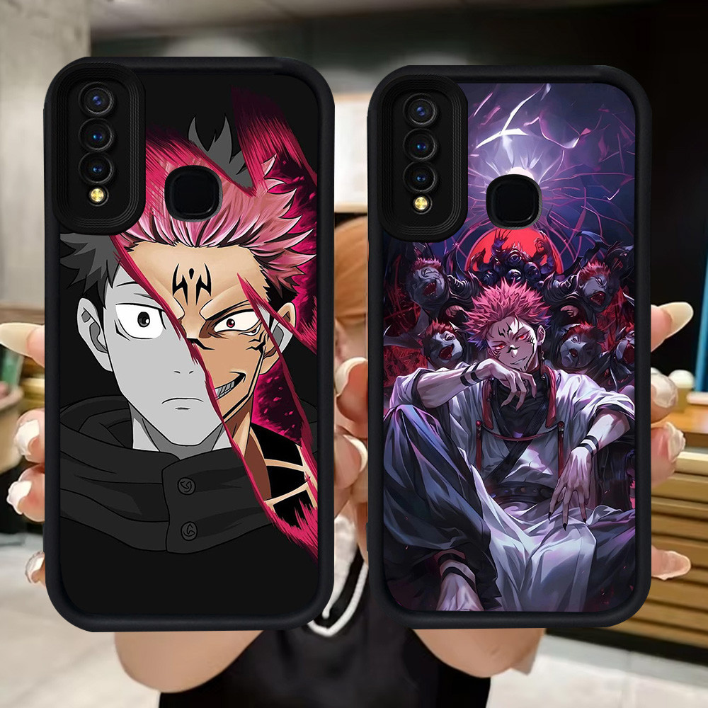 Q4 Jujutsu Kaisen นุ่มสําหรับ VIVO Y30 Y50 Y19 V9 Y95 Y93 Y12 Y91 Y30i Y15 Y17 Z1 Pro Y91C