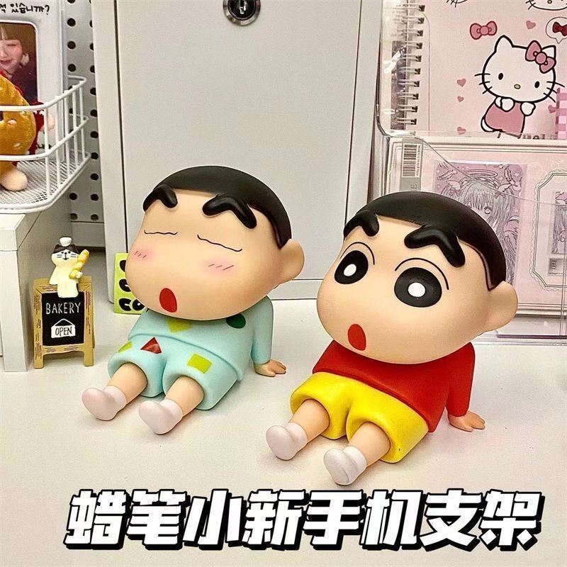 Crayon Xiaoxin Internet Celebrity Lazy Mobile Stand Figure Desktop Ornaments Doll Doll Doll Doll Do