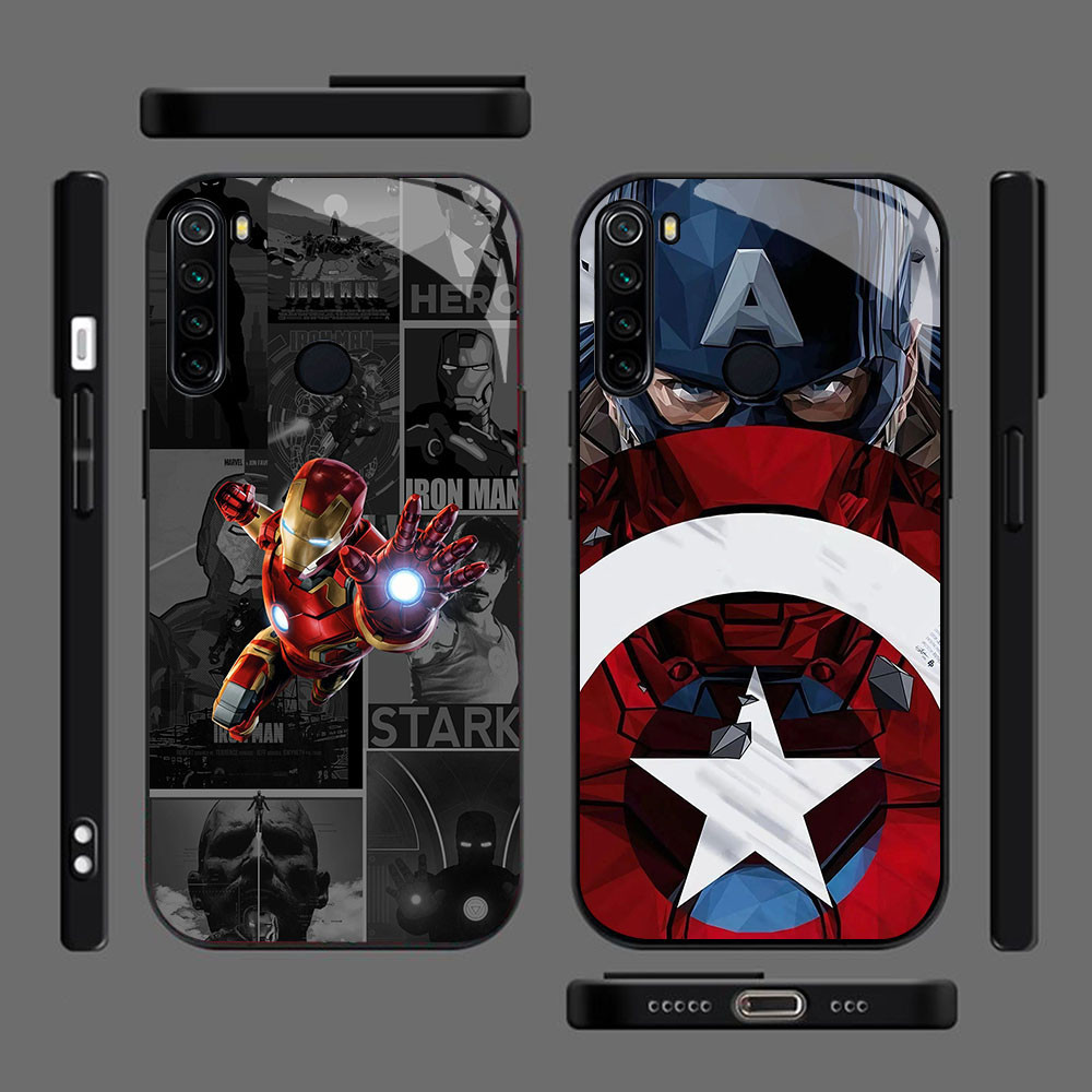 MK-37 Avengers Liquid HD Glass Casing สําหรับ Samsung A05S A35 A55 A24 A14 A15 A04S A34 A25 M15 A54 