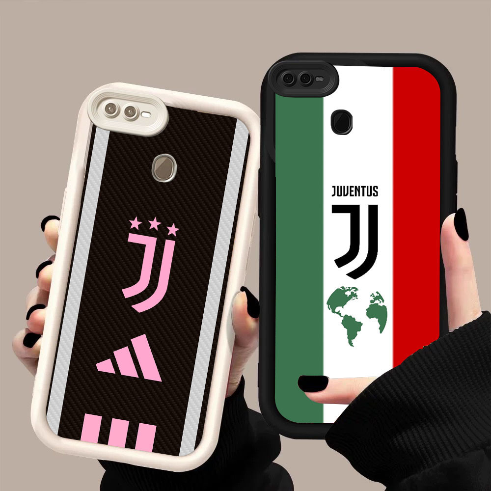 MK-78 Juventus Soft Silicone Casing สําหรับ OPPO A7 F7 A12s A12 F9 A5S Realme 2 Pro