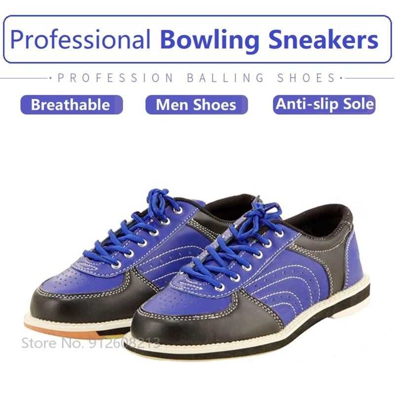 ❤ Professional Bowling Sneakers For Men Breathable Sports Shoes Man Skidprood Sole Indoor Train