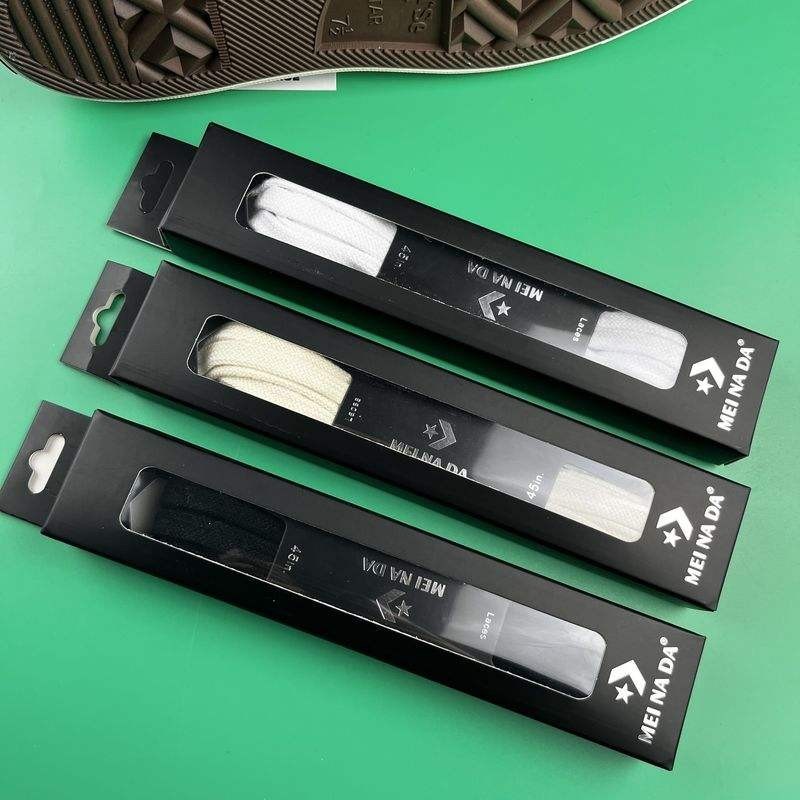 เหมาะสําหรับ Converse 1970Sonestar Shoelaces Beige Pure White Pure Cotton High-Top Canvas Flat Black คุณภาพดั้งเดิม