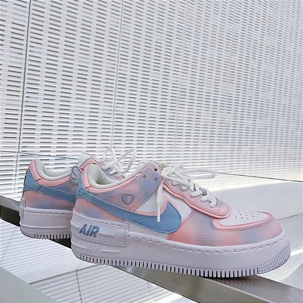 ♞,♘,♙NIKE Air Force 1 Low Shadow Sneakers รองเท้าผ้าใบ