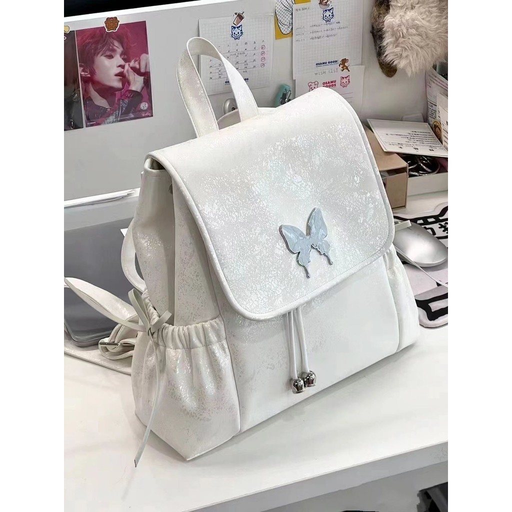 ♞,♘กระเป๋าเป้สะพายหลัง Preppy Studio Swan Lake ดั้งเดิม