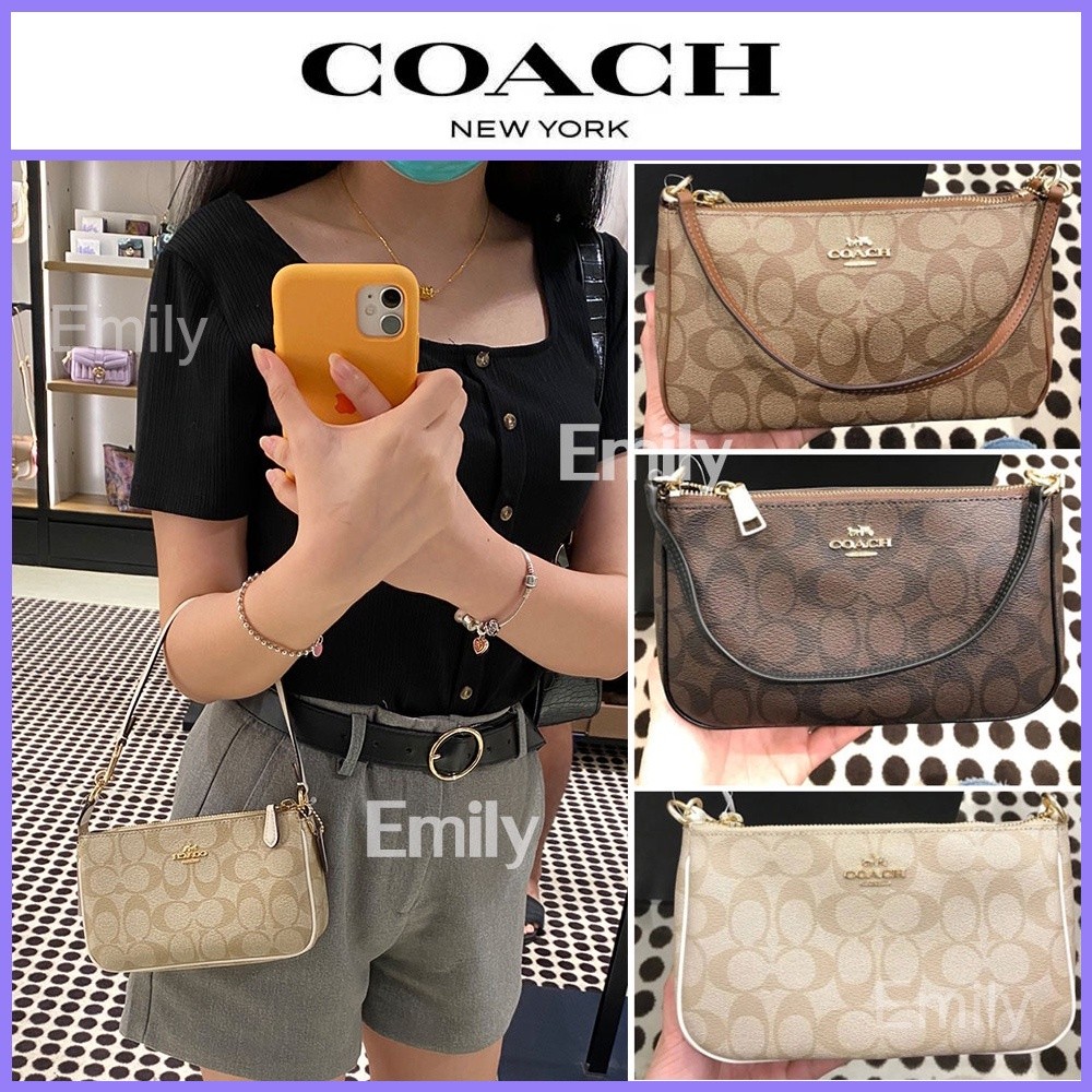 ♞กระเป๋า Coach แท้ underarm bag F36674 crossbody bag DFC