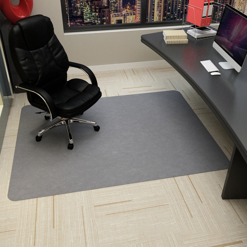 Bedroom 90x120cm Black Living Room Office Swivel Carpet Non-slip Wood Protection or Mat Gaming Chai