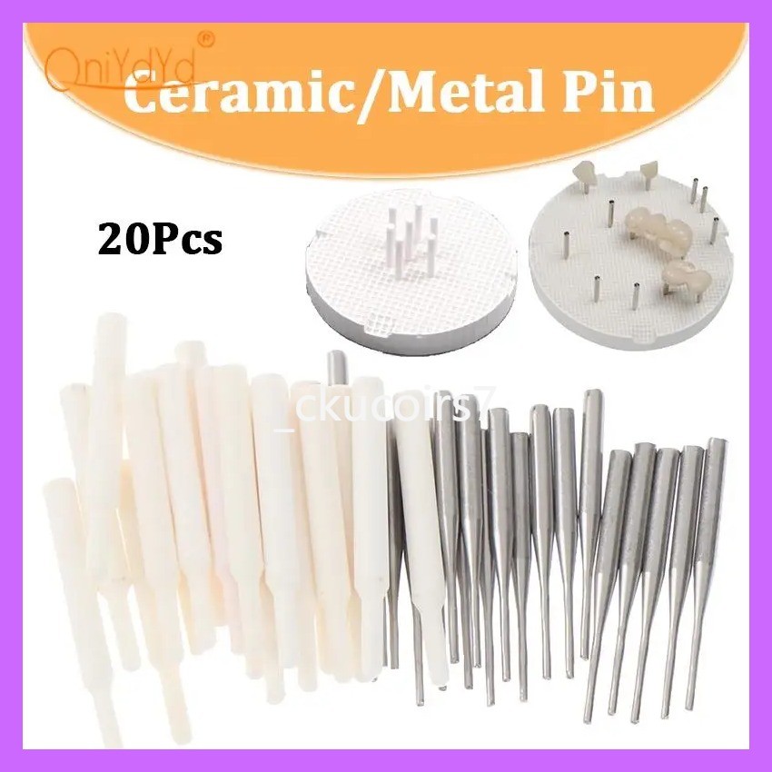 tk ขายร้อน  20Pcs Dental Ceramic/metal Pin for Dental Lab Honeycomb Firing Tray Ceramic /metal Pins