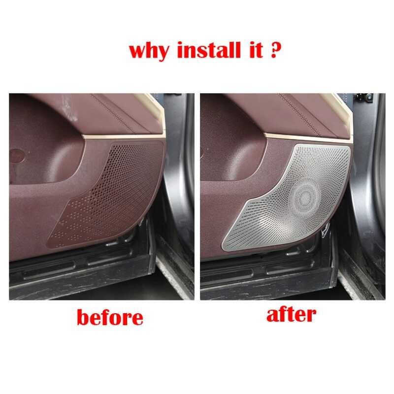 Changan AVATAR 11 2022-2024 สแตนเลสอุปกรณ์ตกแต่งภายในรถยนต์สี่ป