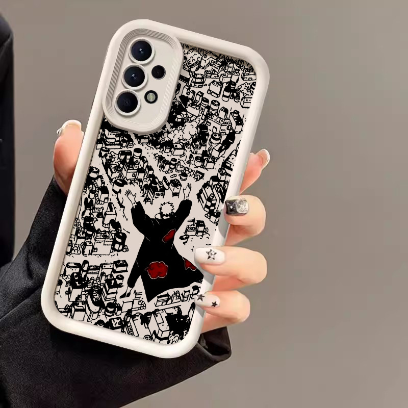 SAMSUNG สําหรับsamsung Galaxy A55 A35 A53 A54 5G A52 A73 A32 A34 ปลอกอ่อนA25 A21S A23 A13 A14 A15 A06 กล้องป้องกันเคสโทรศัพท์นารูโตะอะนิเมะมังงะ - รูปที่ 4