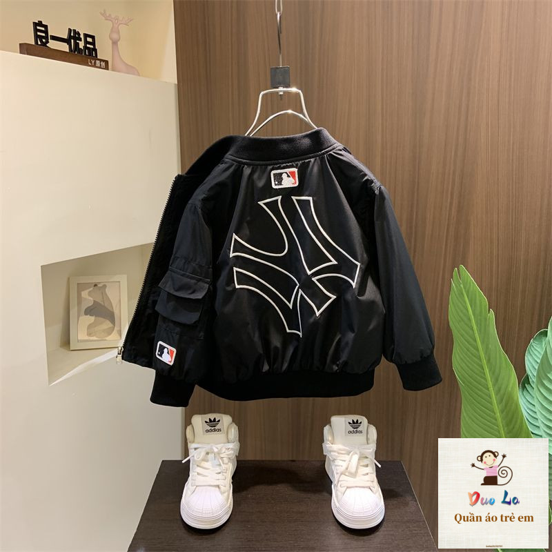 [สินค้าใหม่] ฤดูใบไม้ผลิฤดูใบไม้ร่วงเสื้อผ้าเด็กสไตล์ใหม่เสื้อแจ็คเก็ตเด็กฤดูใบไม้ร่วงเสื้อผ้าหล่อชุดเบสบอลเด็กบางด้านบน