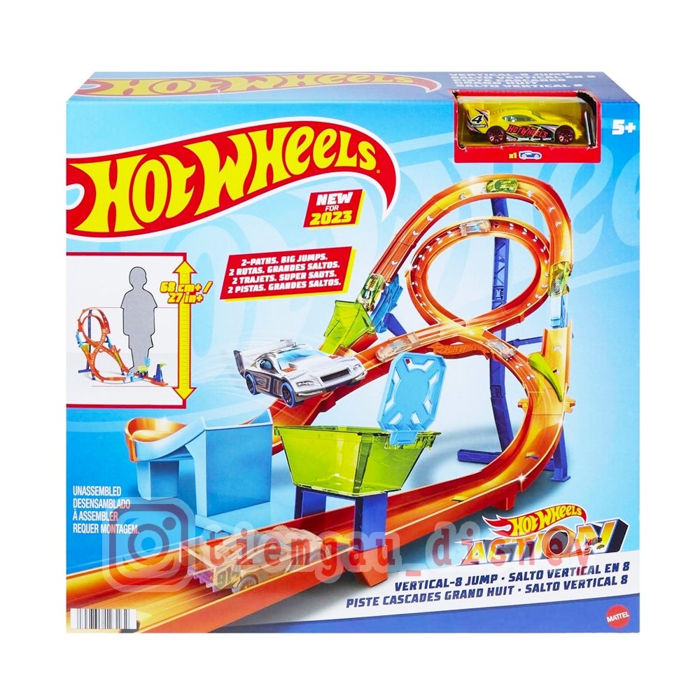 Hot Wheels Action Vertical-8 Jump Track Set - Hot Wheels Action Vertical-8 Jump Track Set