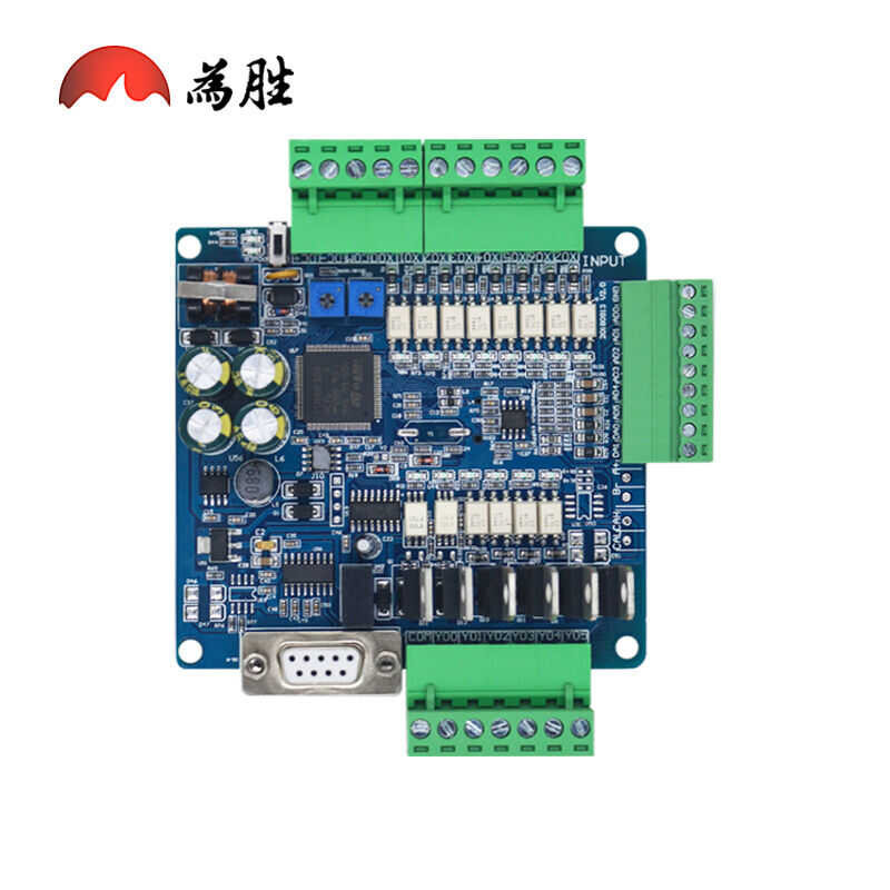 ❤ แผงควบคุม PLC ผลิตในประเทศ Fx3u-14Mt MR เครื่องควบคุมแบ
