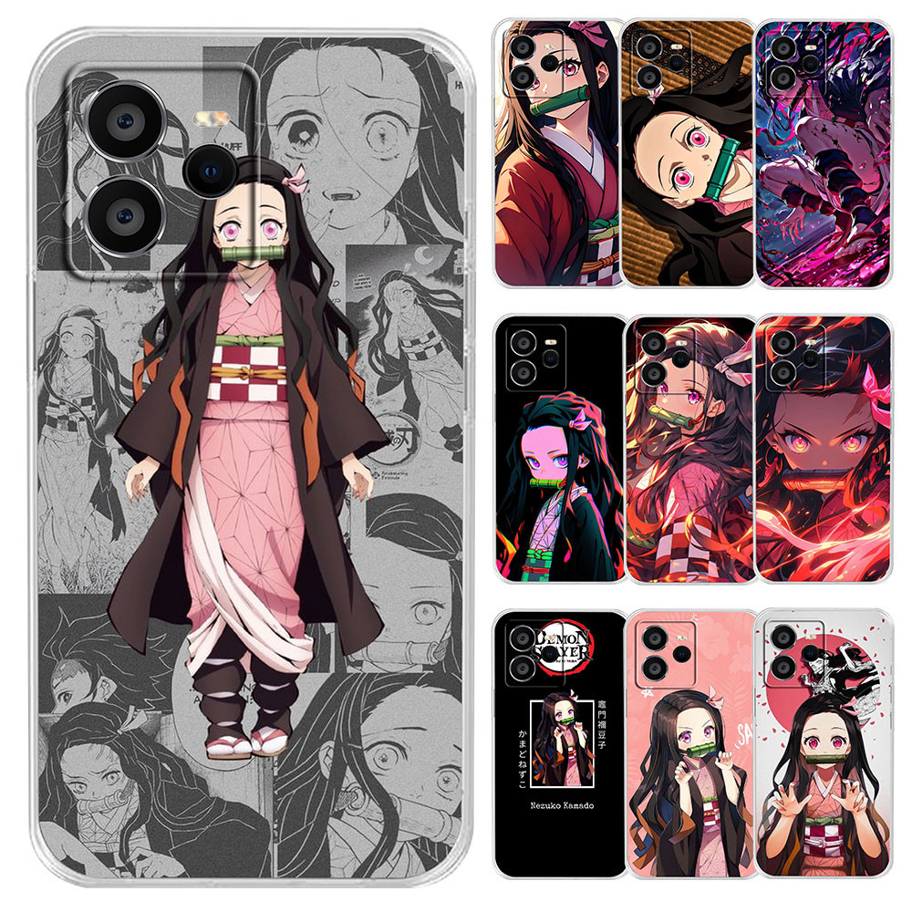 เคสใส Samsung Galaxy A05 A05S A15 A25 A35 A55 S24 Plus S24 Ultra 3N91 Nezuko ซิลิโคนฝาครอบโทรศัพท์