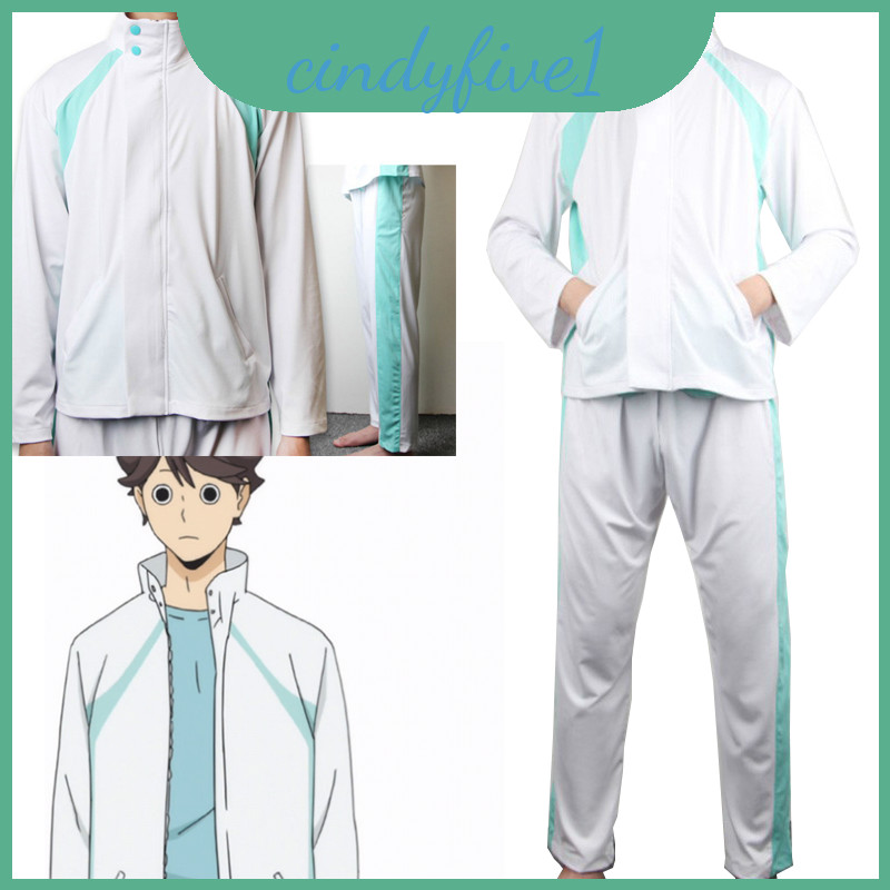 ทุกวันที่สมบูรณ์แบบสําหรับสวมใส่ชุดนักเรียนมัธยม Haikyuu Aoba Johsai สําหรับกิจกรรม Athleisure