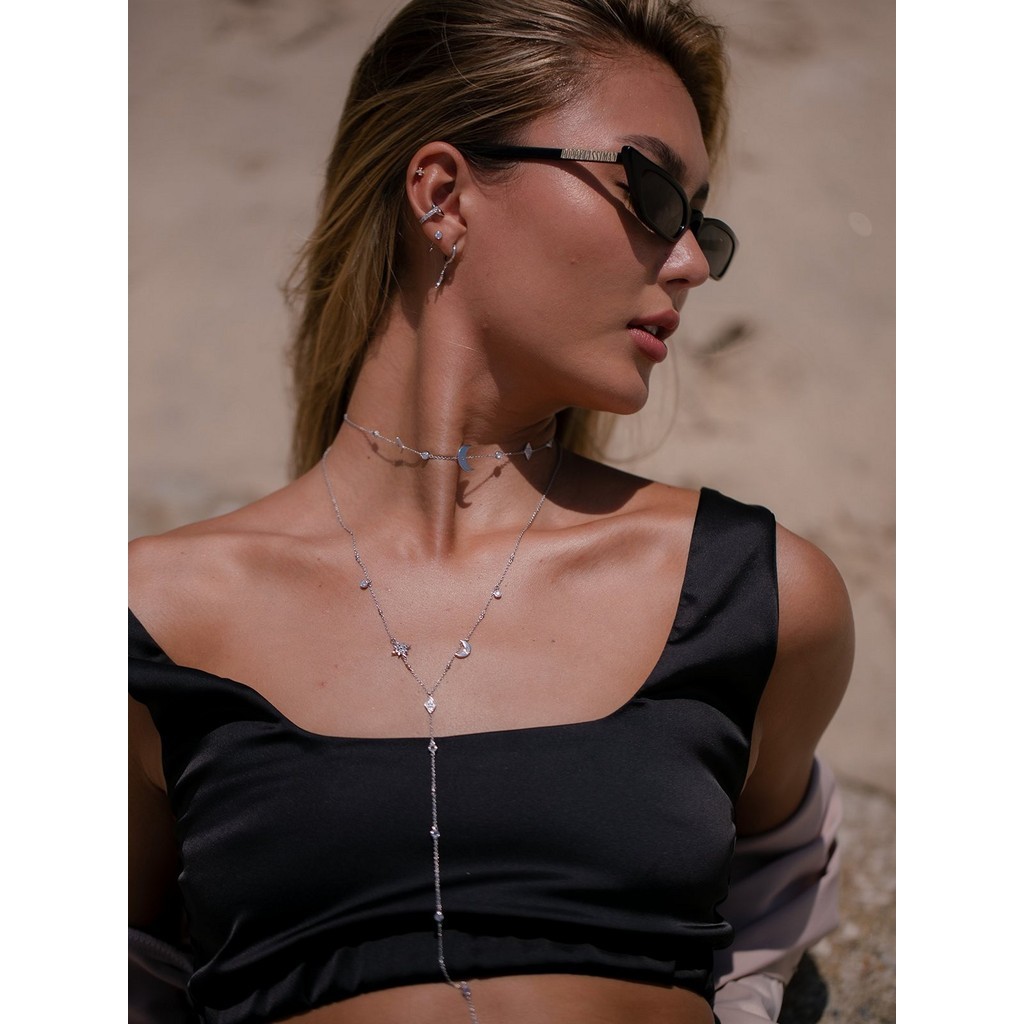 [Pomelo] ต่างหู รุ่น Selene Moonlight Mini Hoops / Selene Moonlight Mini Hoops