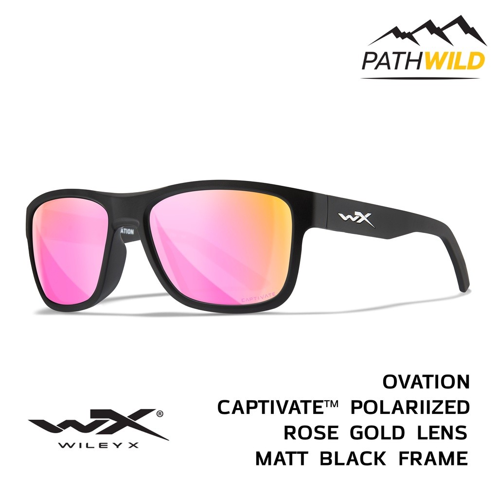 แว่น WILEY-X OVATION CAPTIVATE POLARIIZED แข็งแรง ทนทาน เบา เลนส์ CAPTIVATE POLARIZED เคลือบOLEOPHO