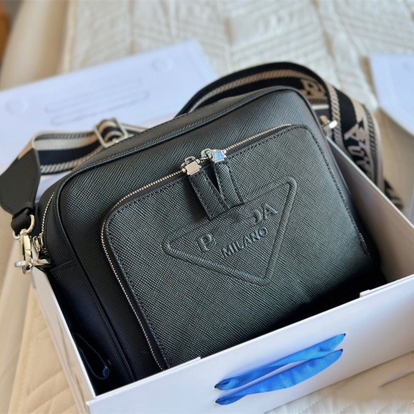 [zivy Boutique] กระเป๋ากล้องหนังวัวผู้ชายผู้หญิงสไตล์เดียวกันแฟชั่นบรรยากาศ Casual All-Match