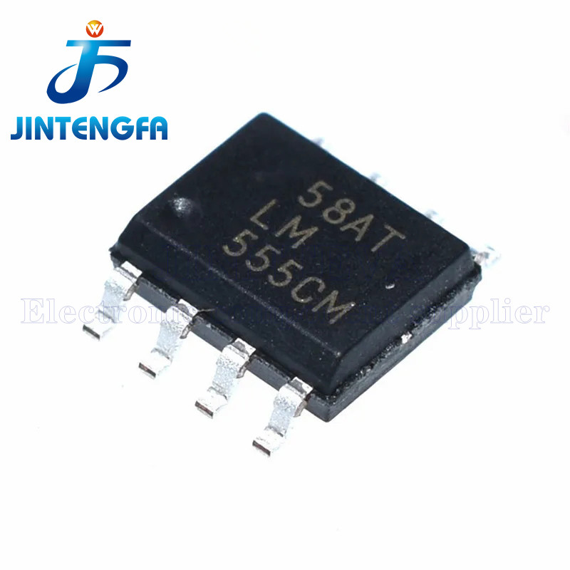 10PCS SOP-8 LM555CM LM555 555CM เปลี่ยนโดยตรงสําหรับ SE555 NE555 Precision Timing IC SMD 4.5V-16V LM