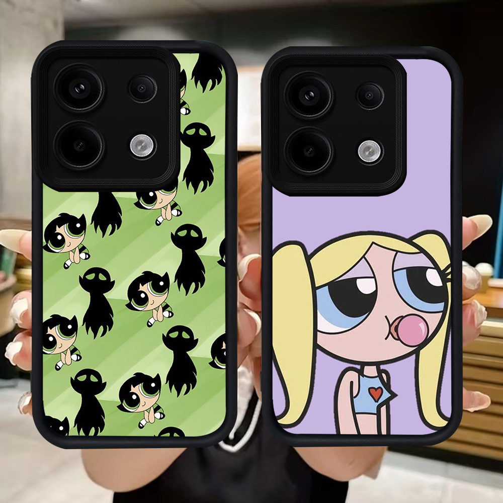 Q52 Power Girls soft Casing สําหรับ Xiaomi Redmi 15C POCO M7 X6 13T 13C หมายเหตุ 13 M6 Neo Pro Plus 