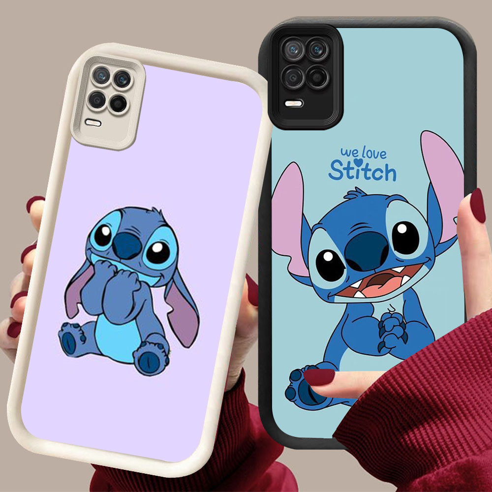 YZ-46Stitch Cool Casing สําหรับ OPPO Realme Narzo 30 8 8S Q3 V13 A54 Pro 5G