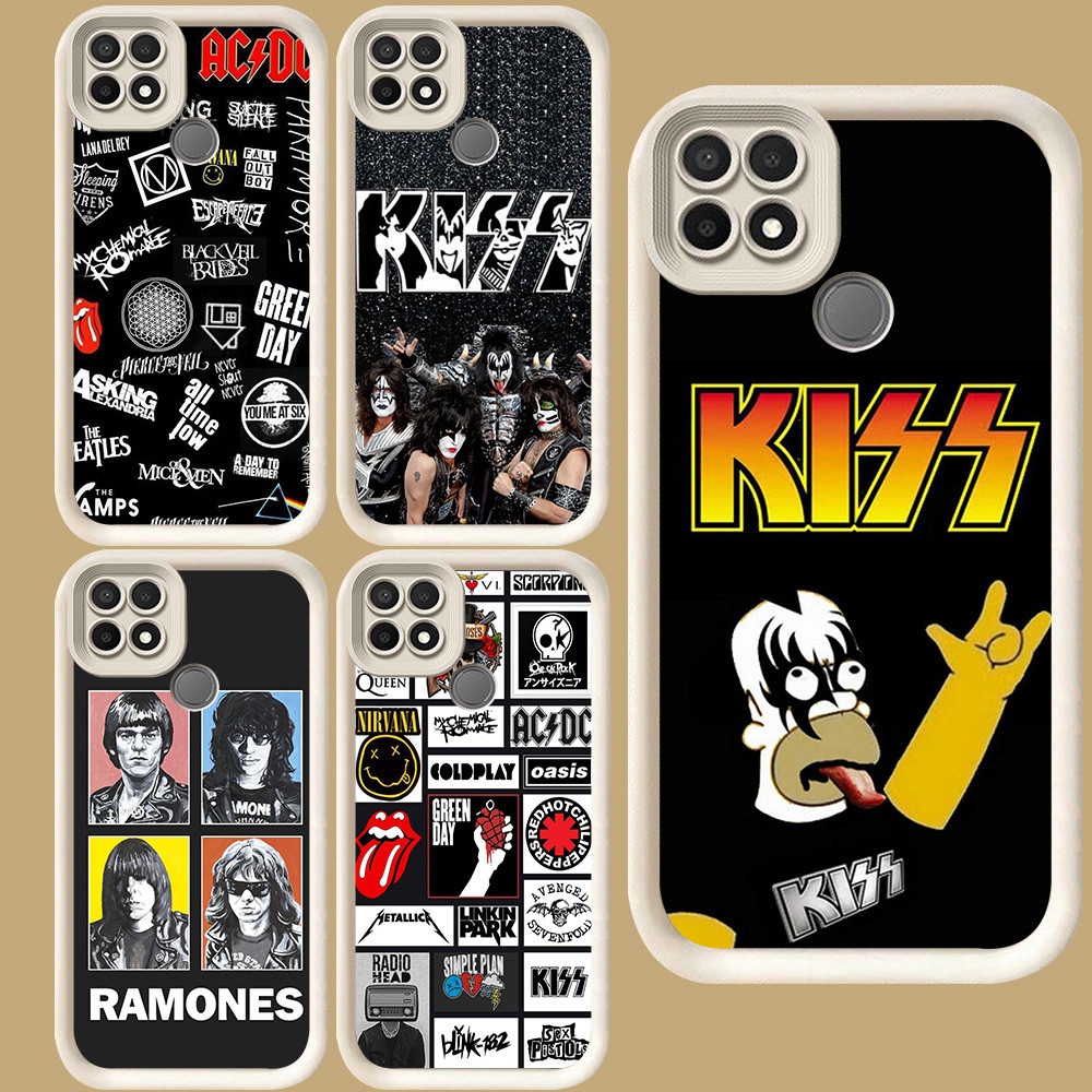 R7 แฟชั่น Rock Band สําหรับ Realme 8 Pro C25S Narzo 20 8S C11 C25 30A C21Y C12 C20A C15 C21 C25Y C20