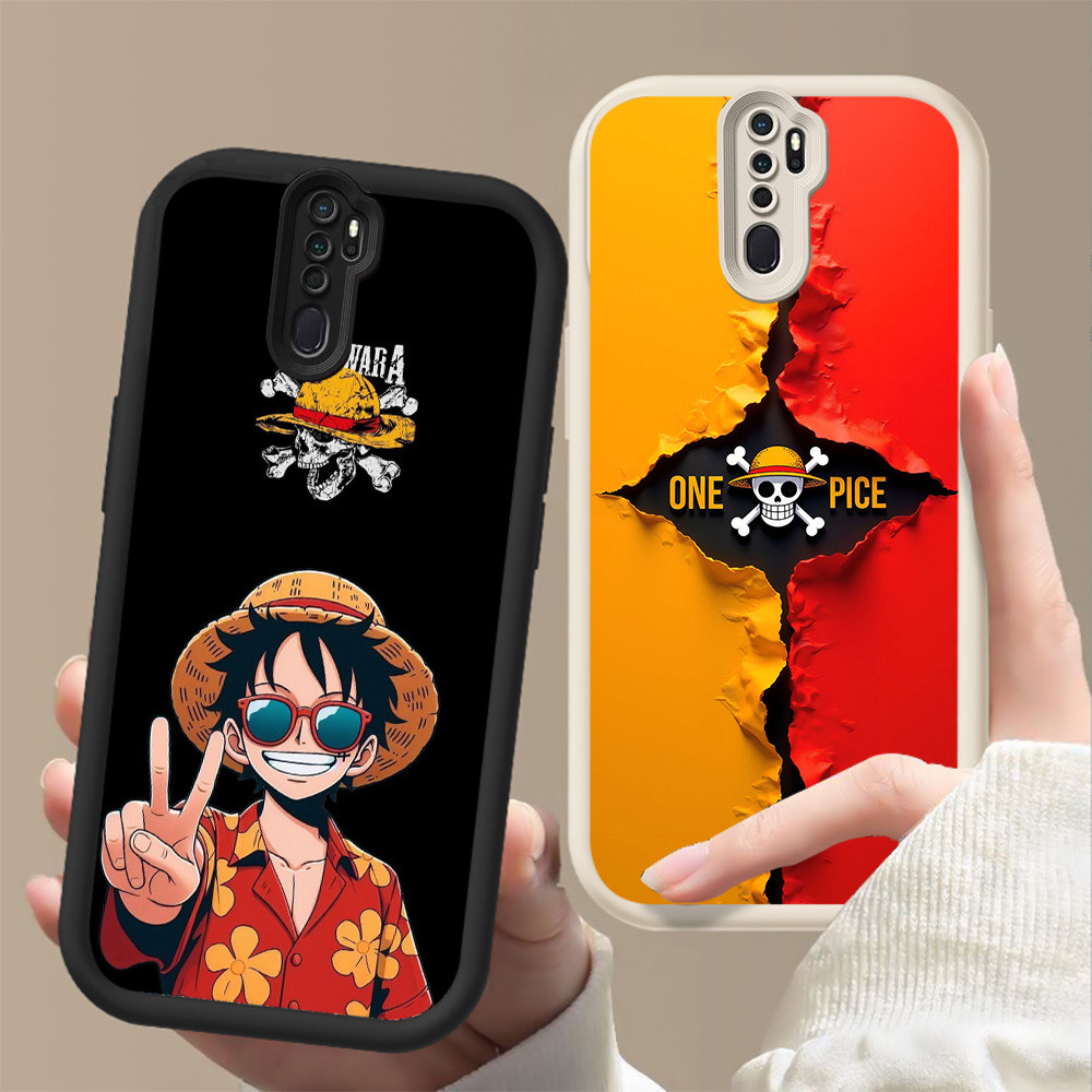 ปลอกกันกระแทกสําหรับ OPPO A9 A5 F11 Reno 8T 2Z 2F Pro FF-22 Luffy One Piece