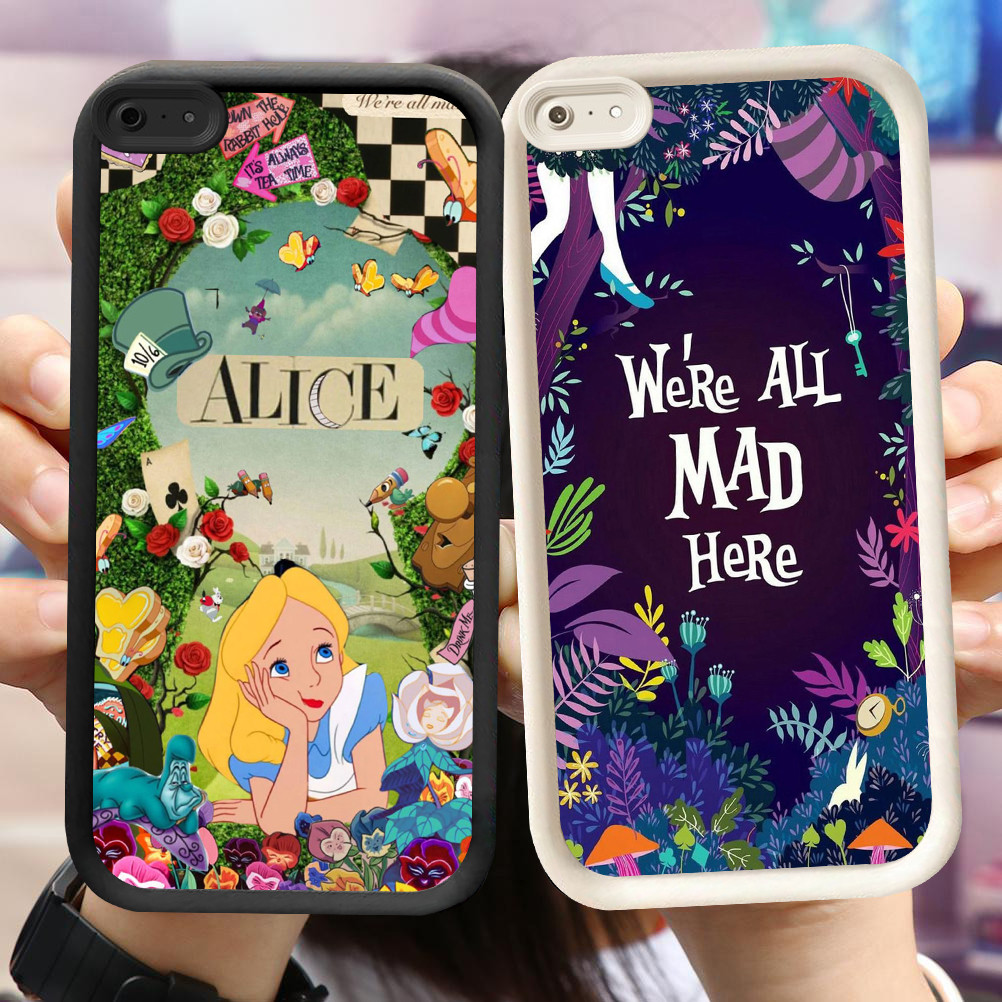 NB-2 Alice Wonderland กันกระแทกสําหรับ OPPO A37 A39 A83 F5 Realme C30S C30 P1 Narzo N65 50i Prime Pr