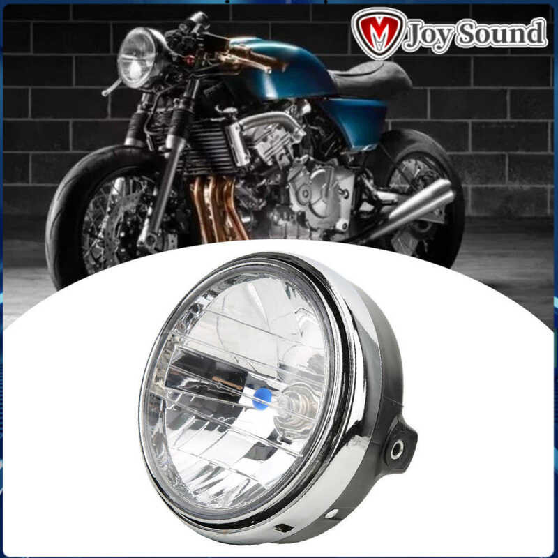 【ห้ามพลาด】รถจักรยานยนต์ย้อนยุคไฟหน้าไฟหน้าเหมาะสำหรับHonDa CB400/แตน Motorcycle Headlight 250/VTECแ