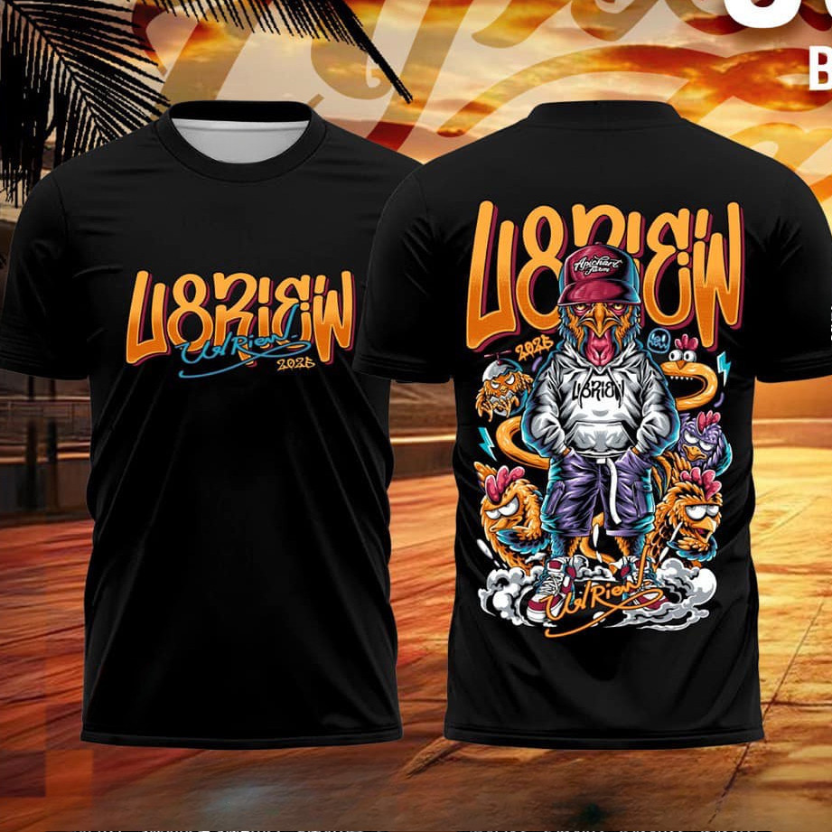 2025 เสื้อยืด OSUKA Apichart Farm U_8_riew พิมพ์ลายรถแข่ง สไตล์เรซซิ่ง แขนสั้น Unisex เสื้อแฟชั่นจาก