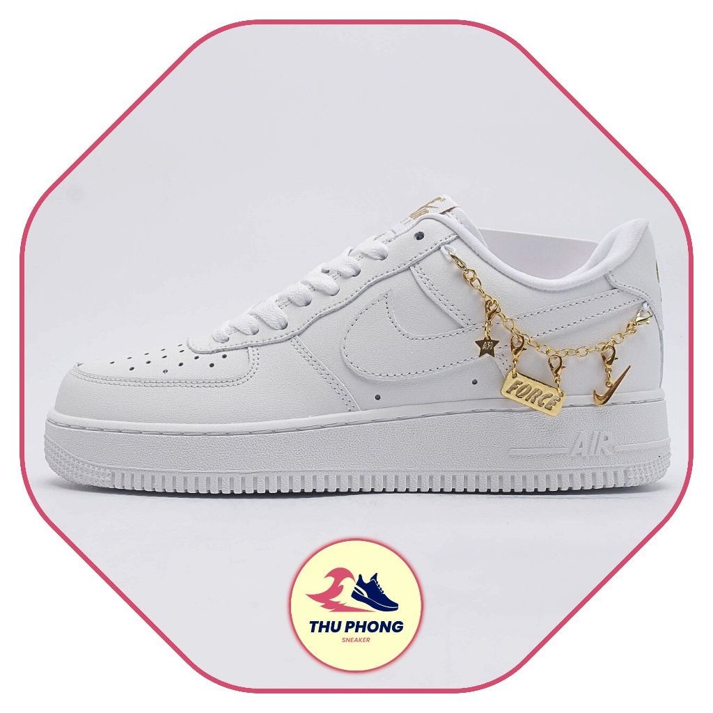 รองเท้าผ้าใบคุณภาพสูง Air _Force 1 07 LX Lucky Charms Dd1525 _ _ Nike _ FULLBOX SHOES