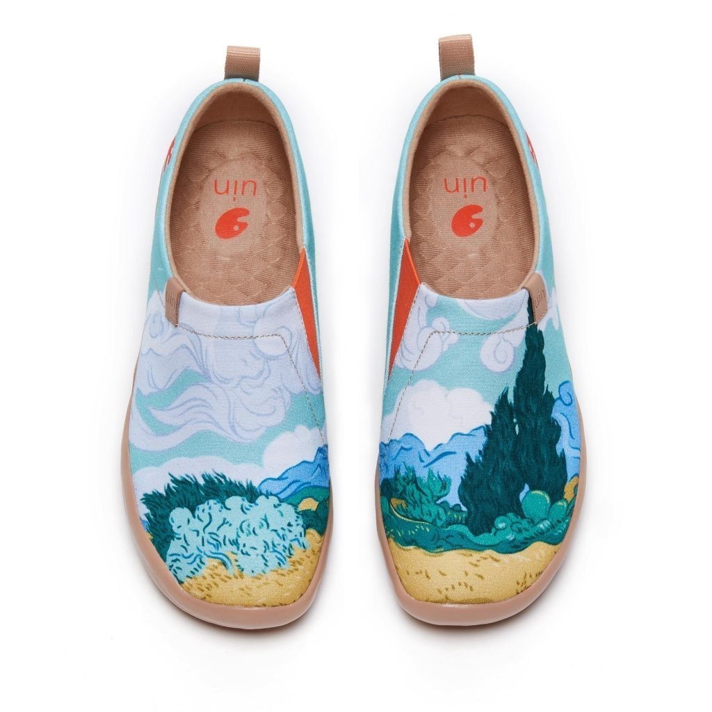 Uin x National Gallery Collaboration Slip On Art Travel Women Shoes The National Gallery