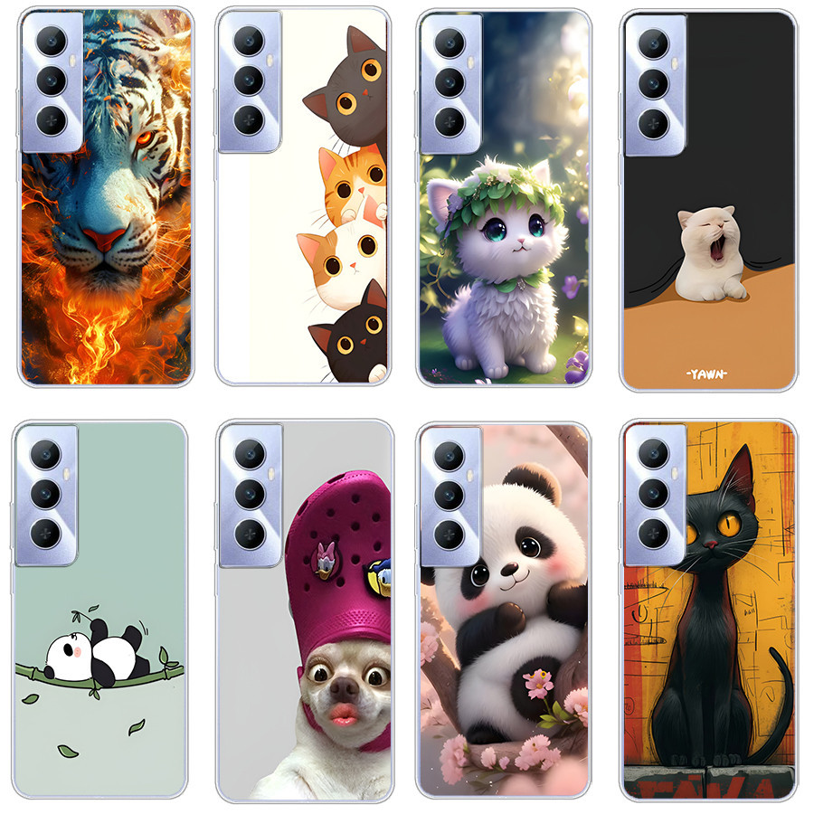 ปลอกสําหรับoppo Realme C65 4G Soft Case TPUพิมพ์ฝาครอบโทรศัพท์