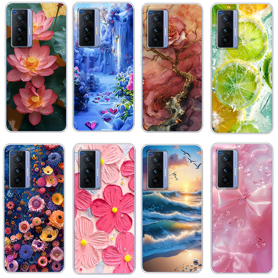 เคสสําหรับ vivo x70 pro Soft Case TPU Print Phone Cover